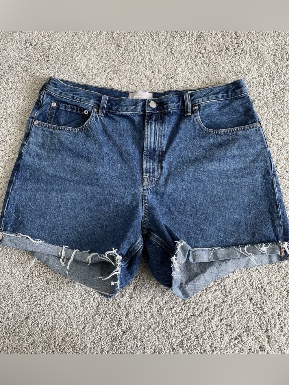 Everlane The Denim Jean Short 100% Organic Cotton Shorts Women’s Size 33